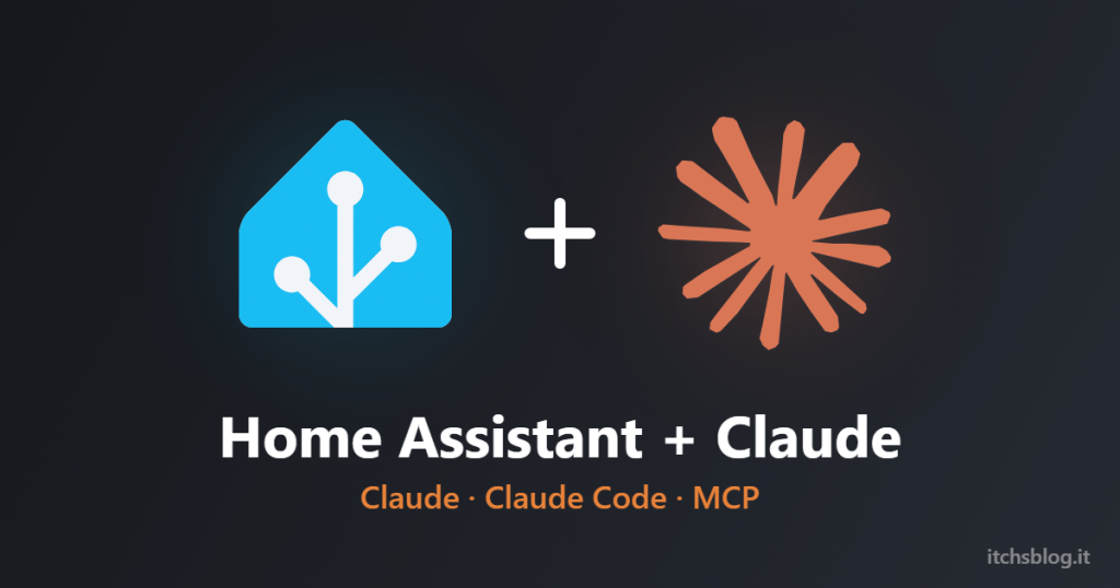 Logo di Home Assistant e logo di Claude affiancati